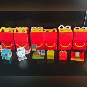 # 3 6 13 17 19 21 Lil McDonalds happy meal mini shrunk toy bundle of six 6 toys